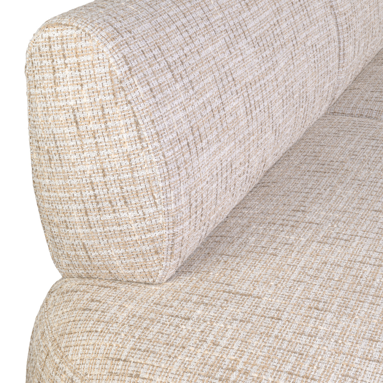 Dining bench Sorrobon trendy cream open end left straight