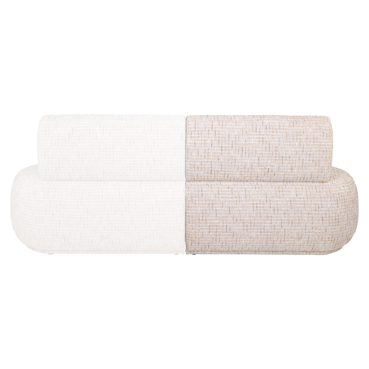Dining bench Sorrobon trendy cream open end left straight