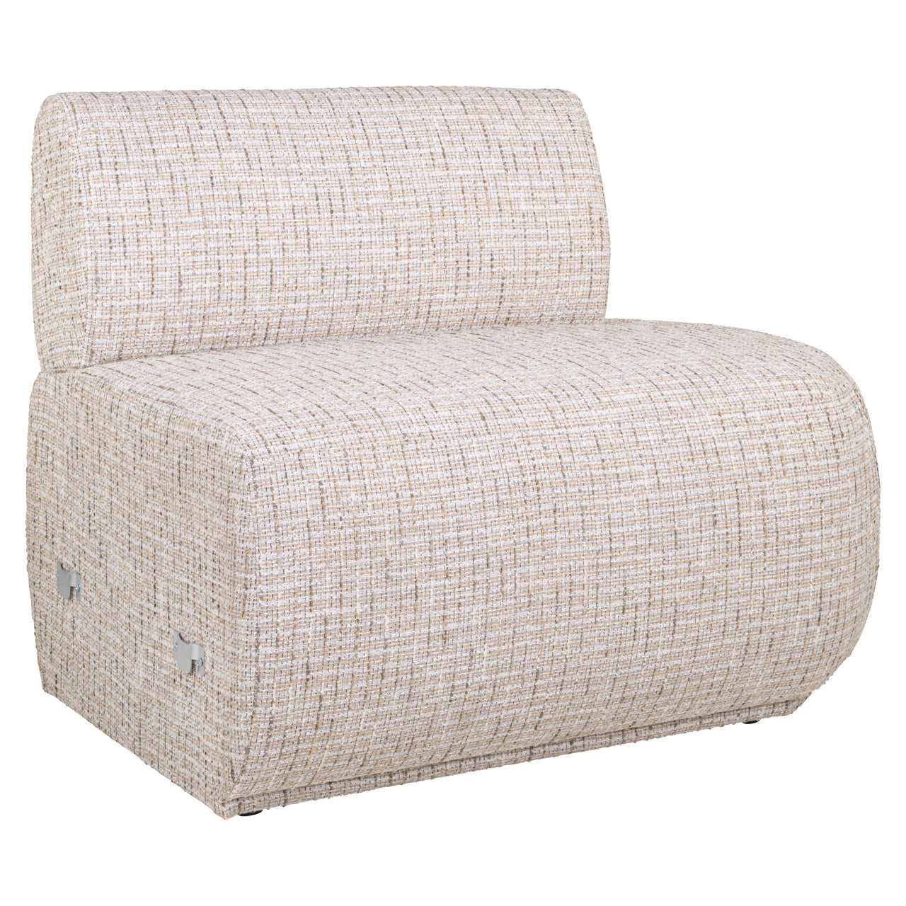 Dining bench Sorrobon trendy cream open end right straight