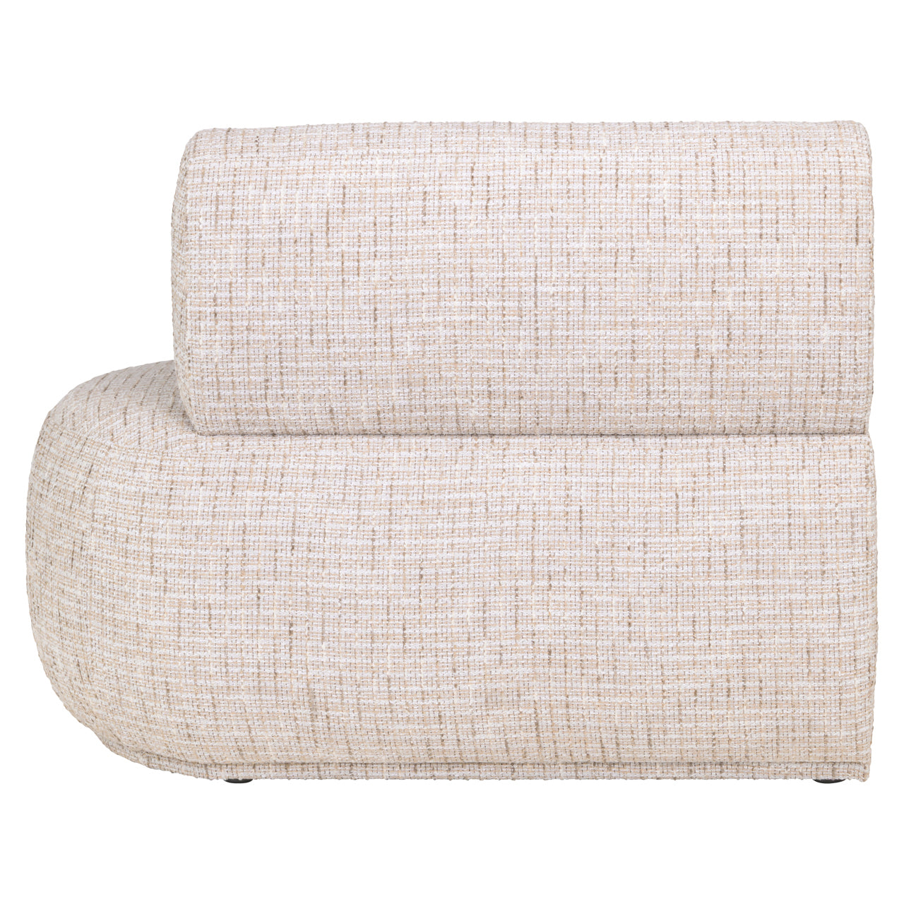Dining bench Sorrobon trendy cream open end right straight