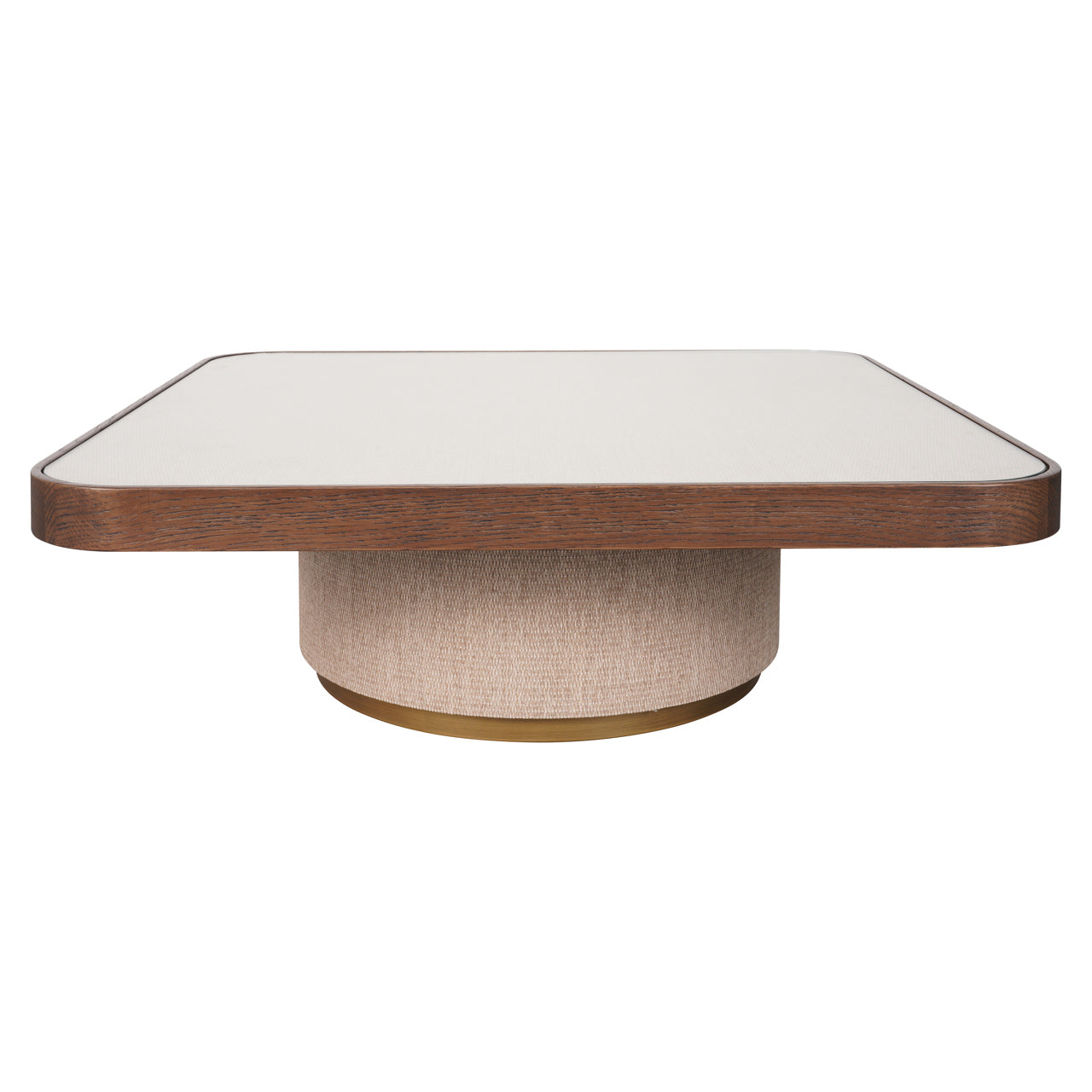 Coffee table Willox brown  including glass (Set of 2)