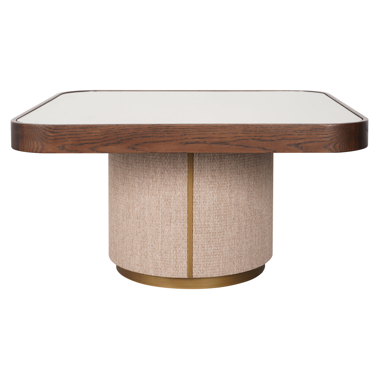 Coffee table Willox brown  including glass (Set of 2)
