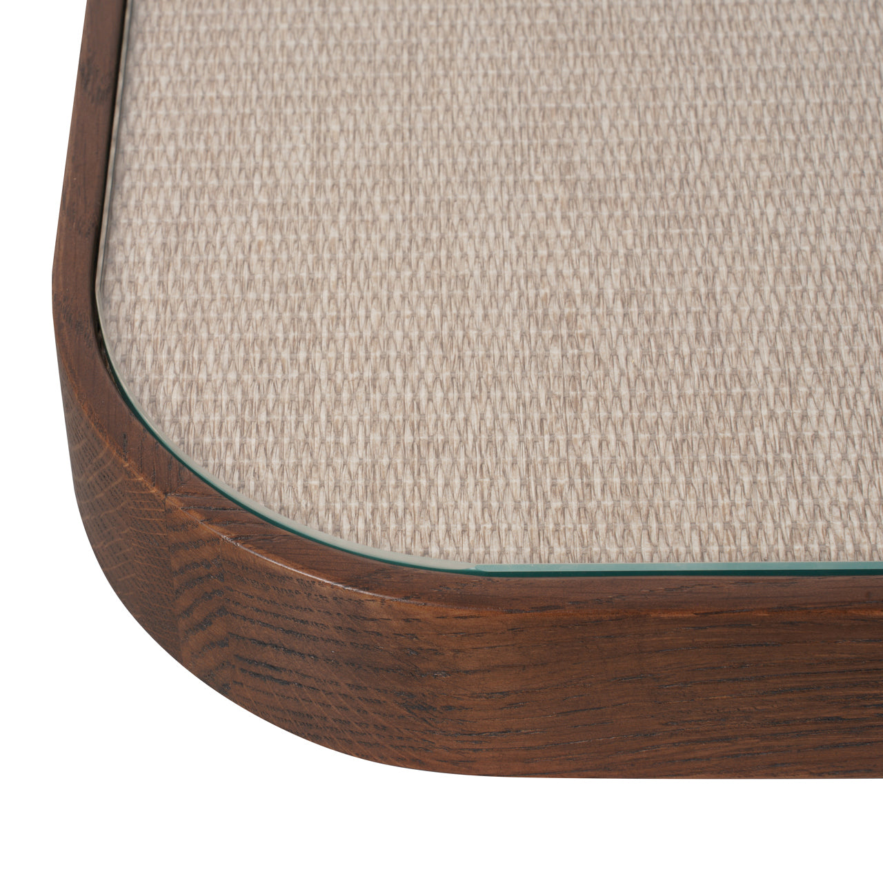 Coffee table Willox brown  including glass (Set of 2)