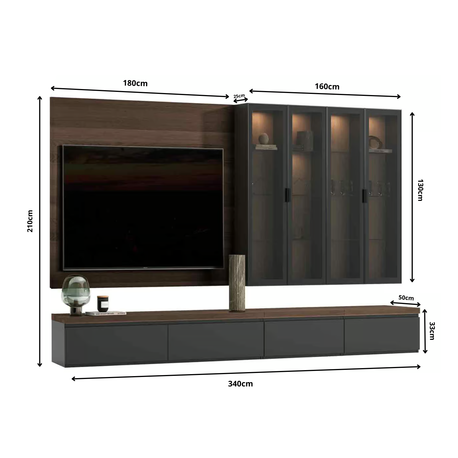 TV-unit Infinity (Aral) Optie 2