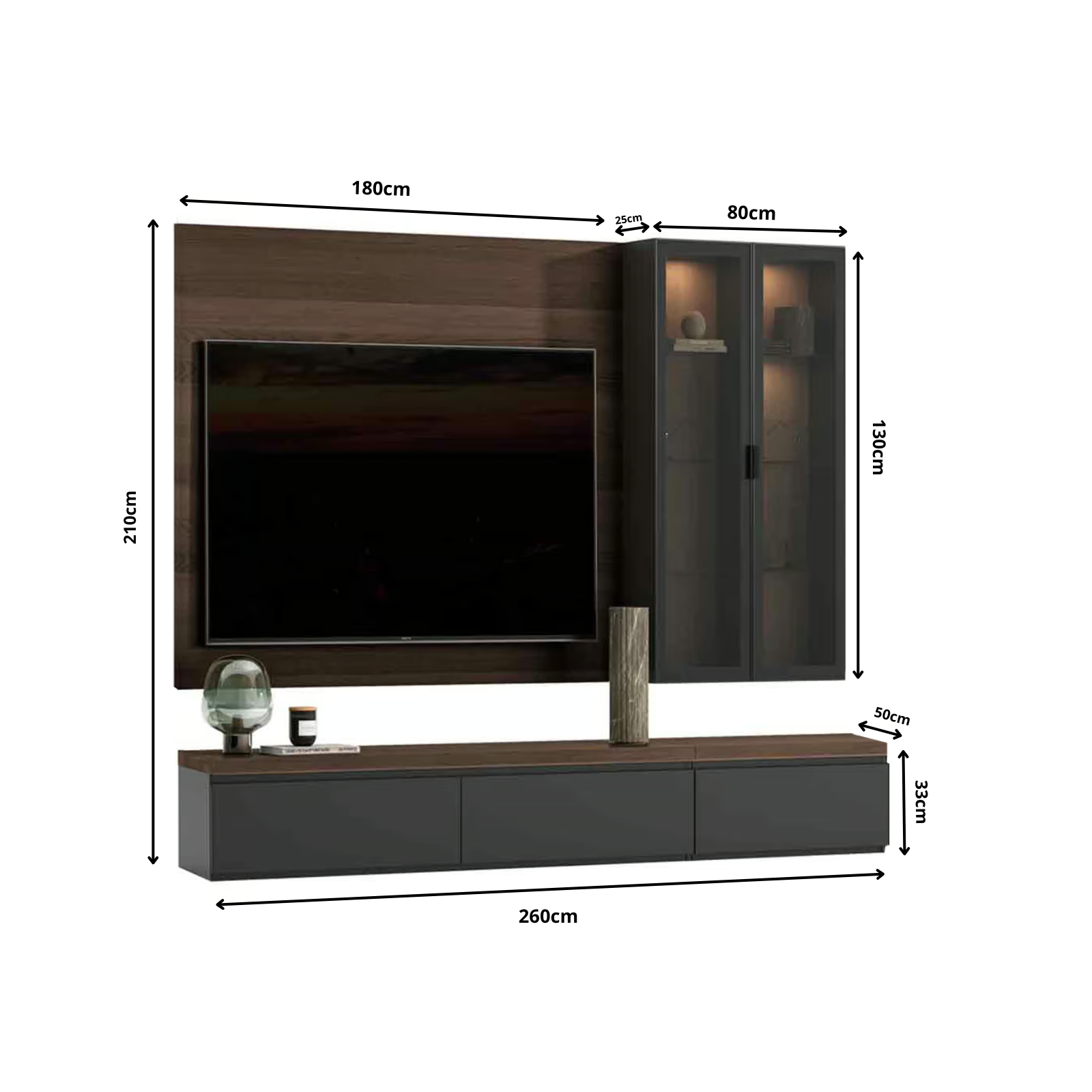 TV-unit Infinity (Aral) Optie 1
