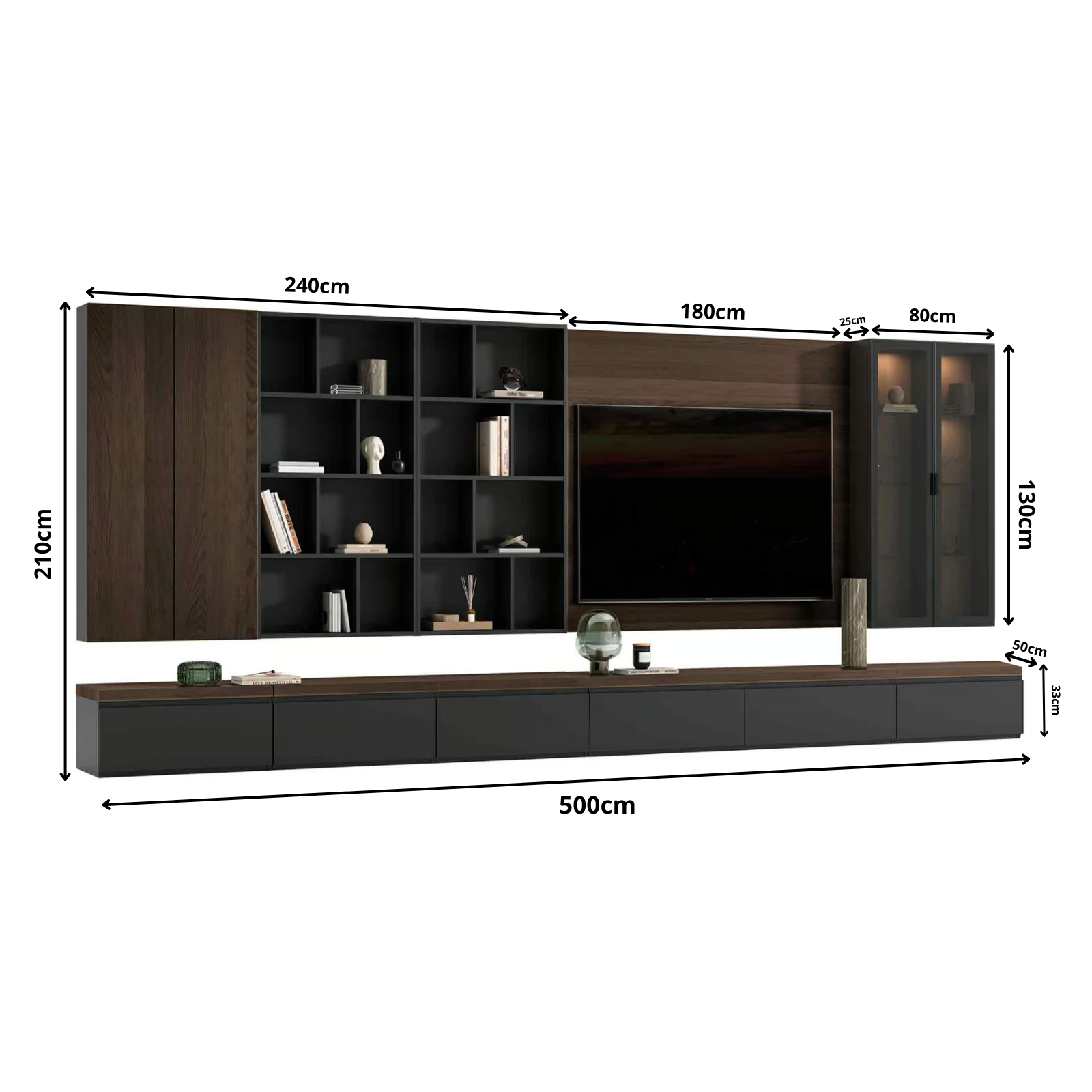 TV-meubel Infinity (Aral) Optie 3