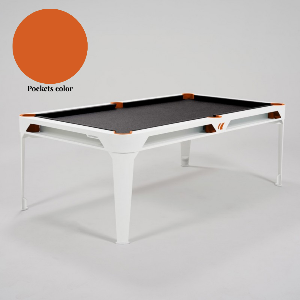 Outdoor Pool & Dining Table 7FT White