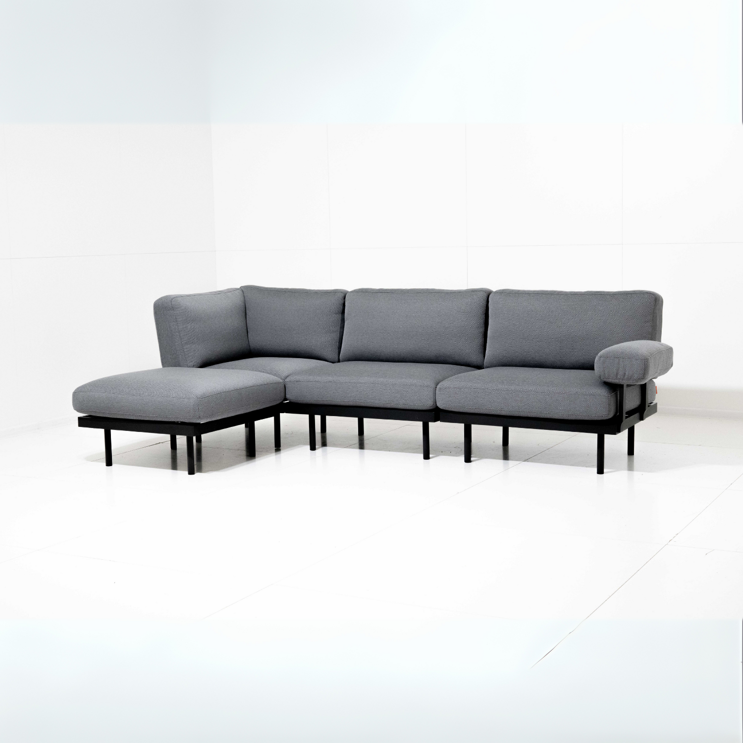 Outdoor Sofa Mofico - Silver 273x161x80cm
