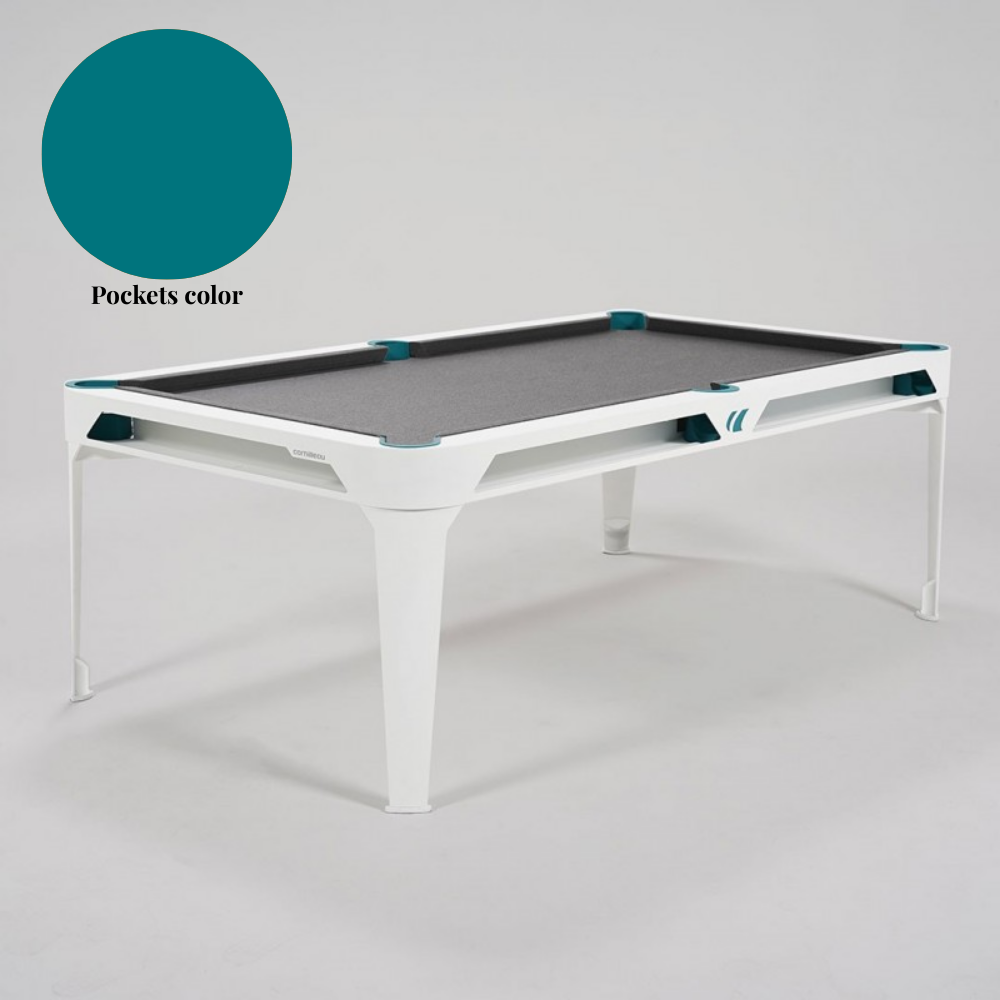 Outdoor Pool & Dining Table 7FT White