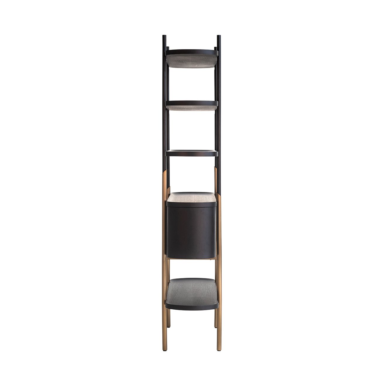 Storage cabinet Jameson 2-doors 4-shelves (Charcoal)