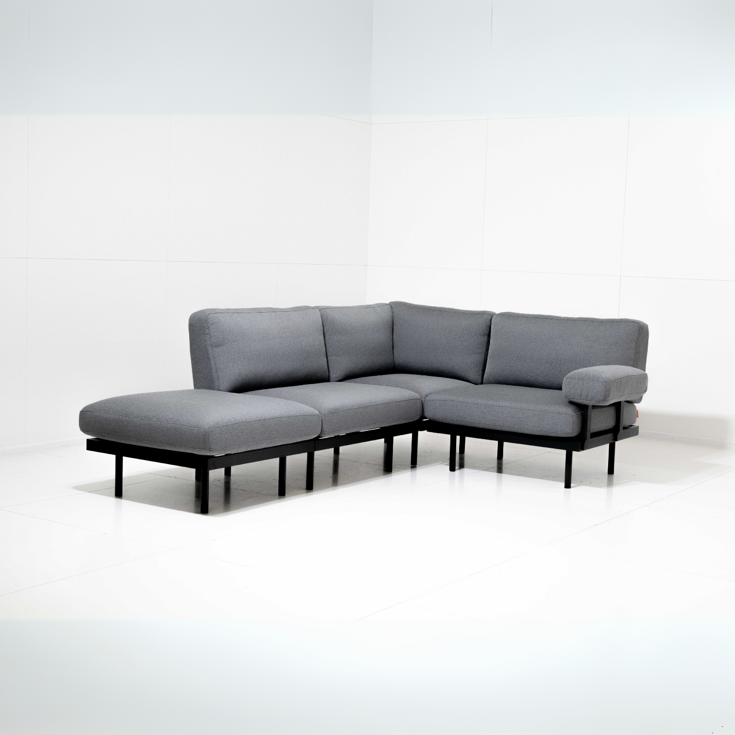 Outdoor Sofa Mofico - Silver 273x161x80cm