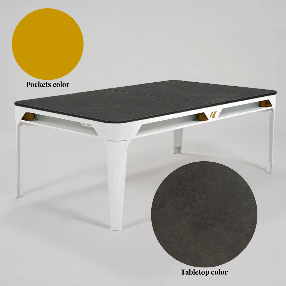 Outdoor Pool & Dining Table 7FT White