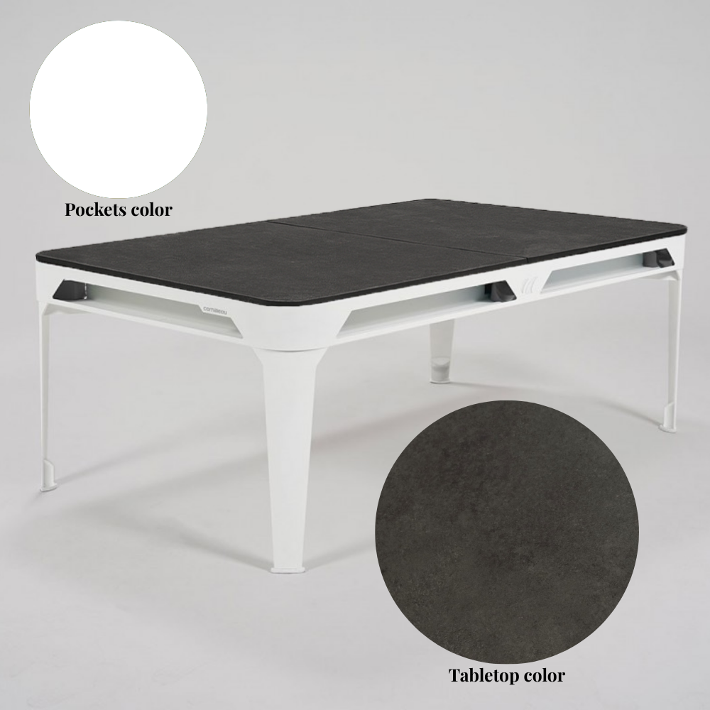 Outdoor Pool & Dining Table 7FT White