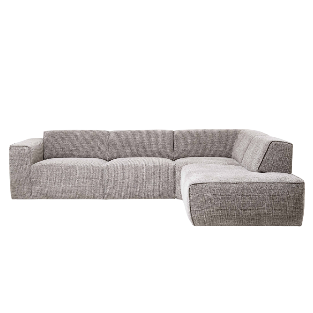 Sofa Langford - Taupe Modern Corner Sofa 282×222 cm