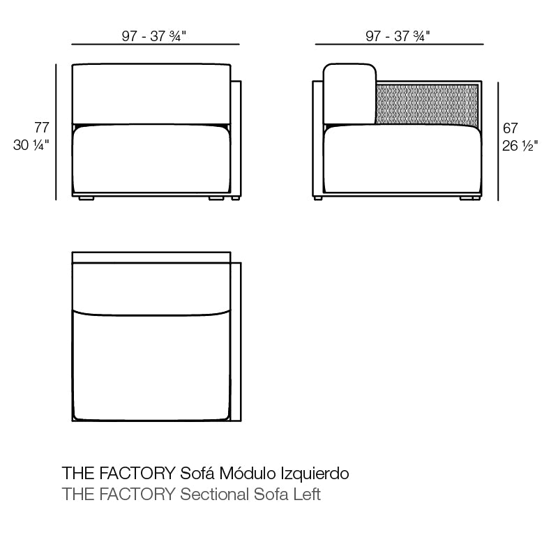 The Factory Left Armrest