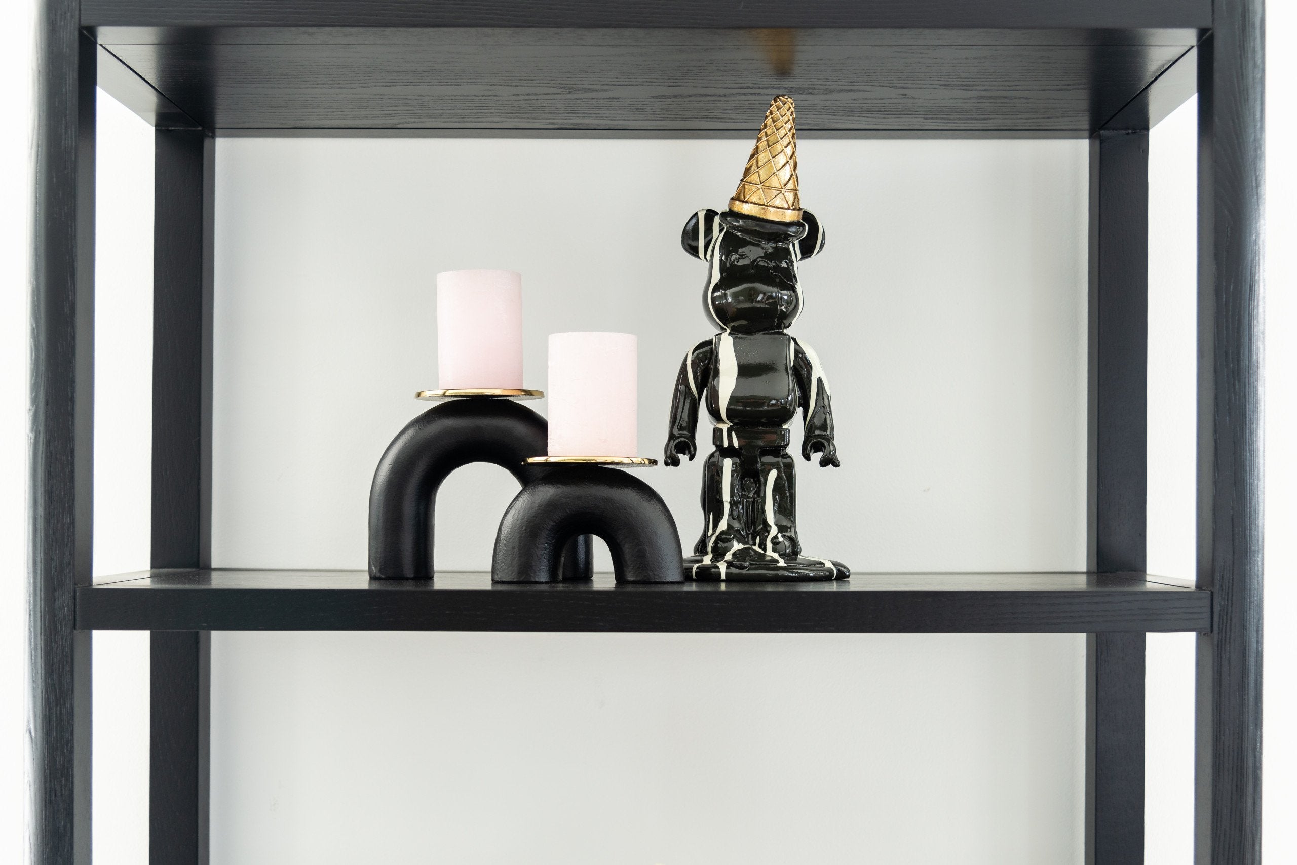 Decorative object Icebear black