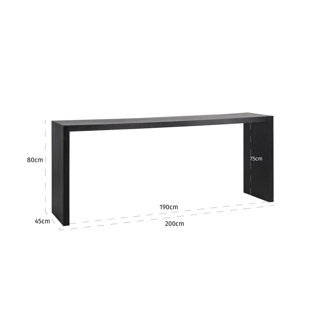 Console Oakura black
