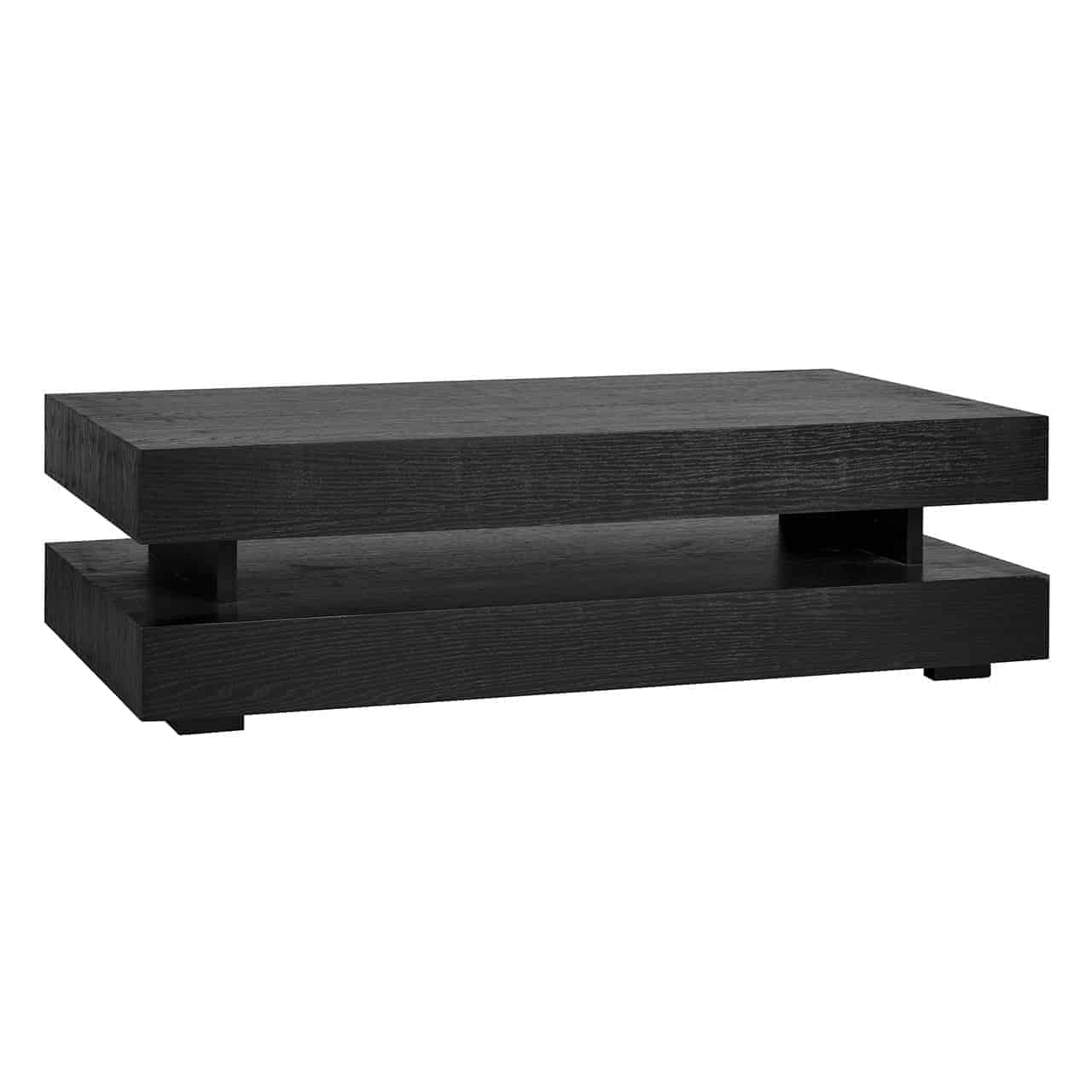 Salontafel Oakura blok H (Zwart)