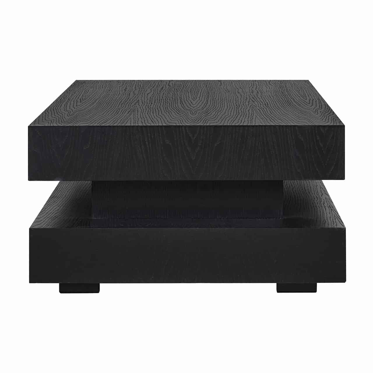 Salontafel Oakura blok H (Zwart)