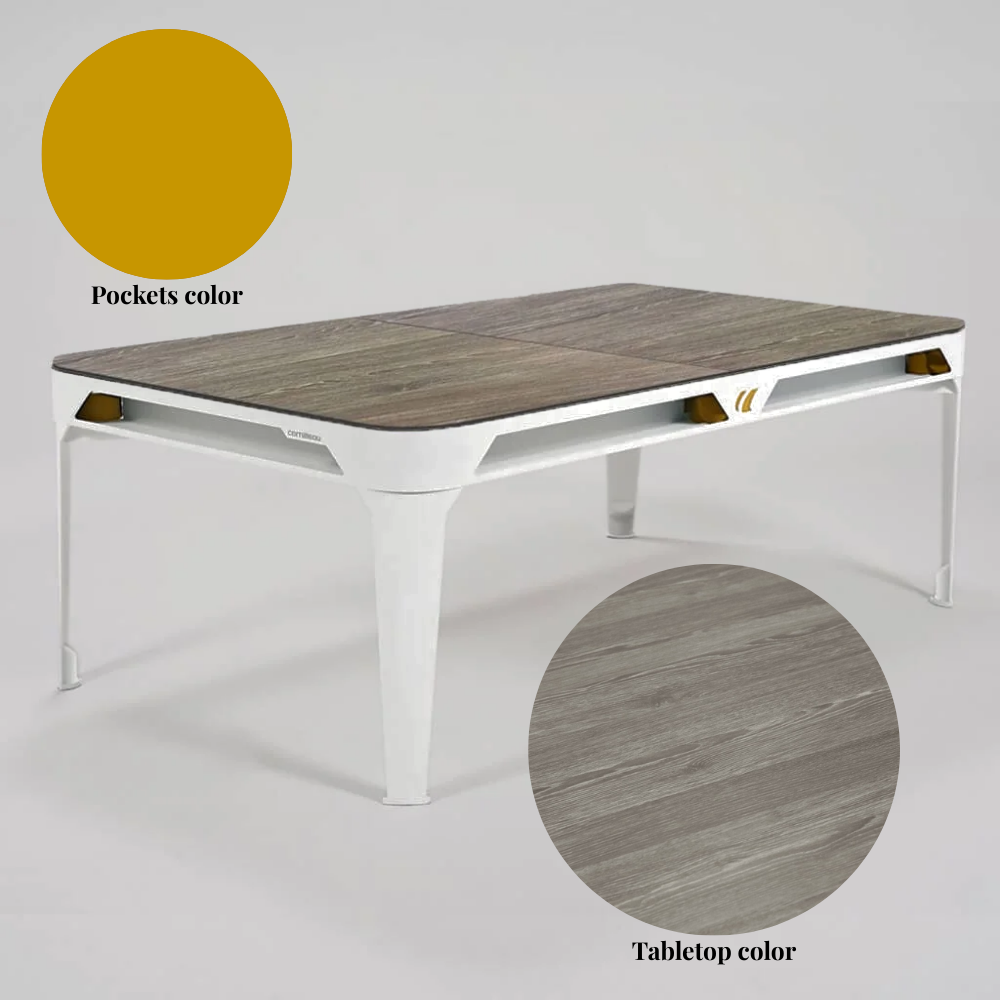 Outdoor Pool & Dining Table 7FT White