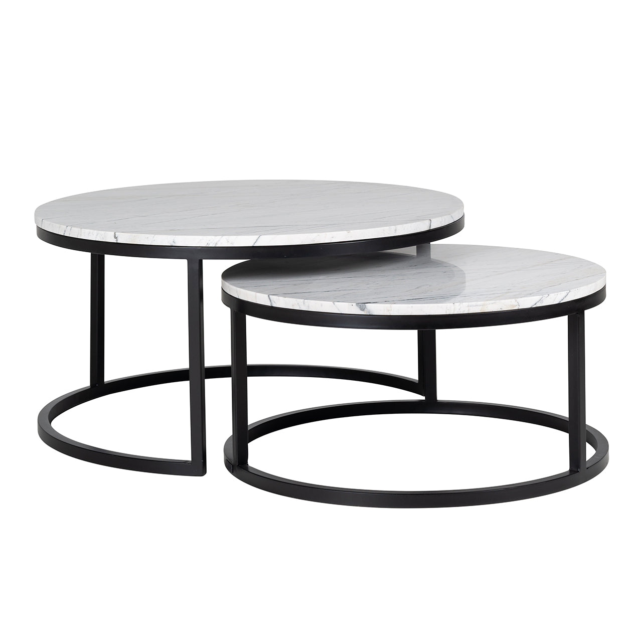 Salontafel Lexington set van 2 (Wit)