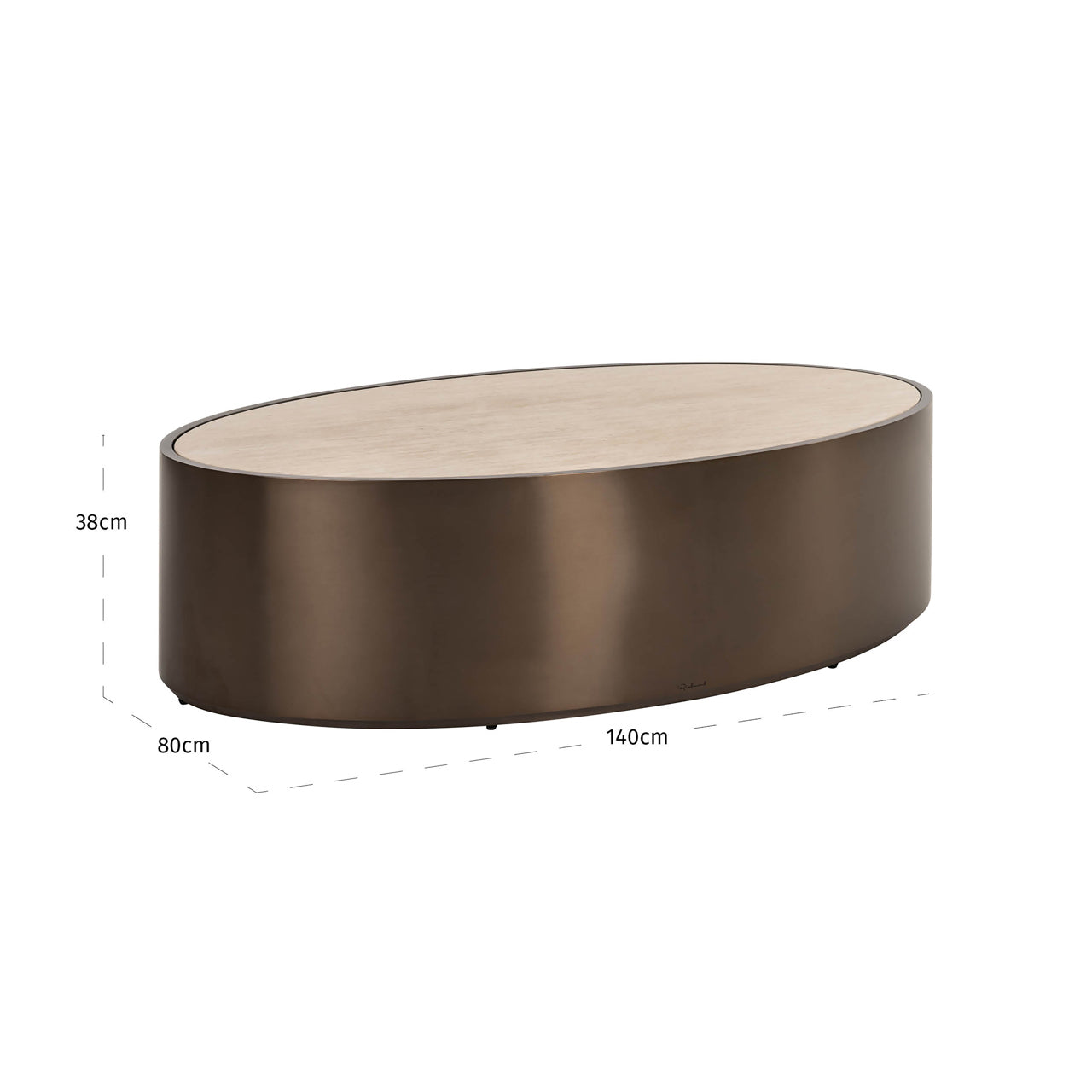 Coffee table Bonanza bronze