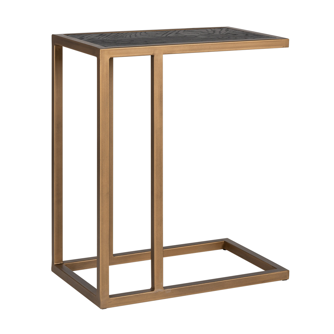 Bijzettafel Blackbone messing (Zwart rustiek)
