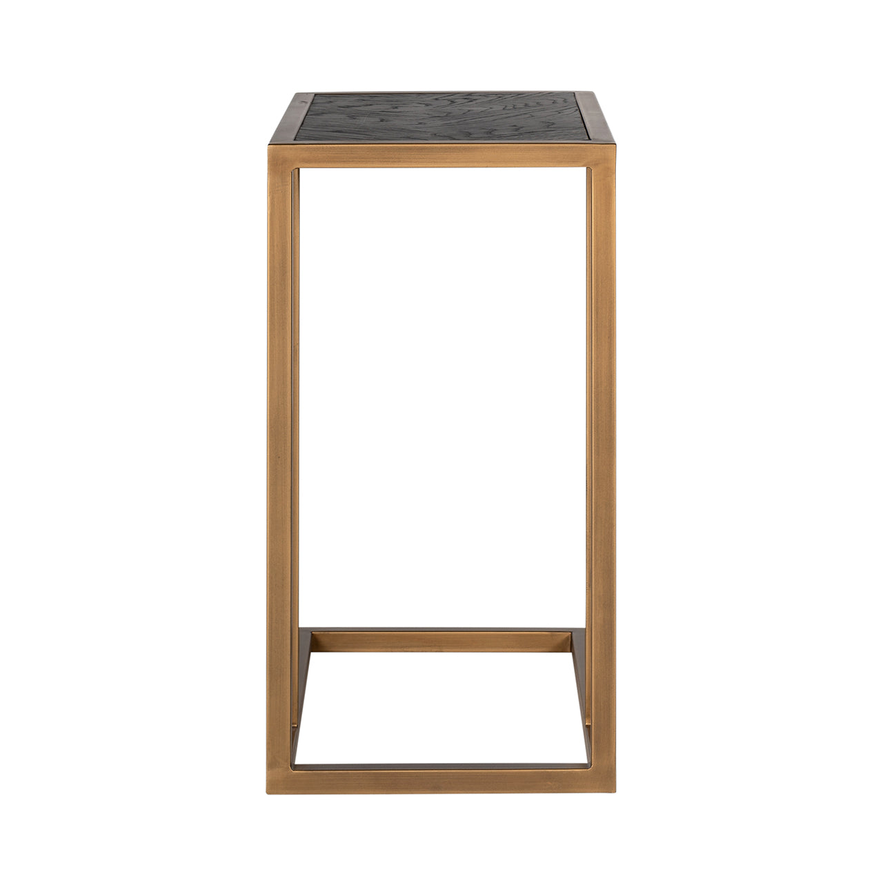 Bijzettafel Blackbone messing (Zwart rustiek)