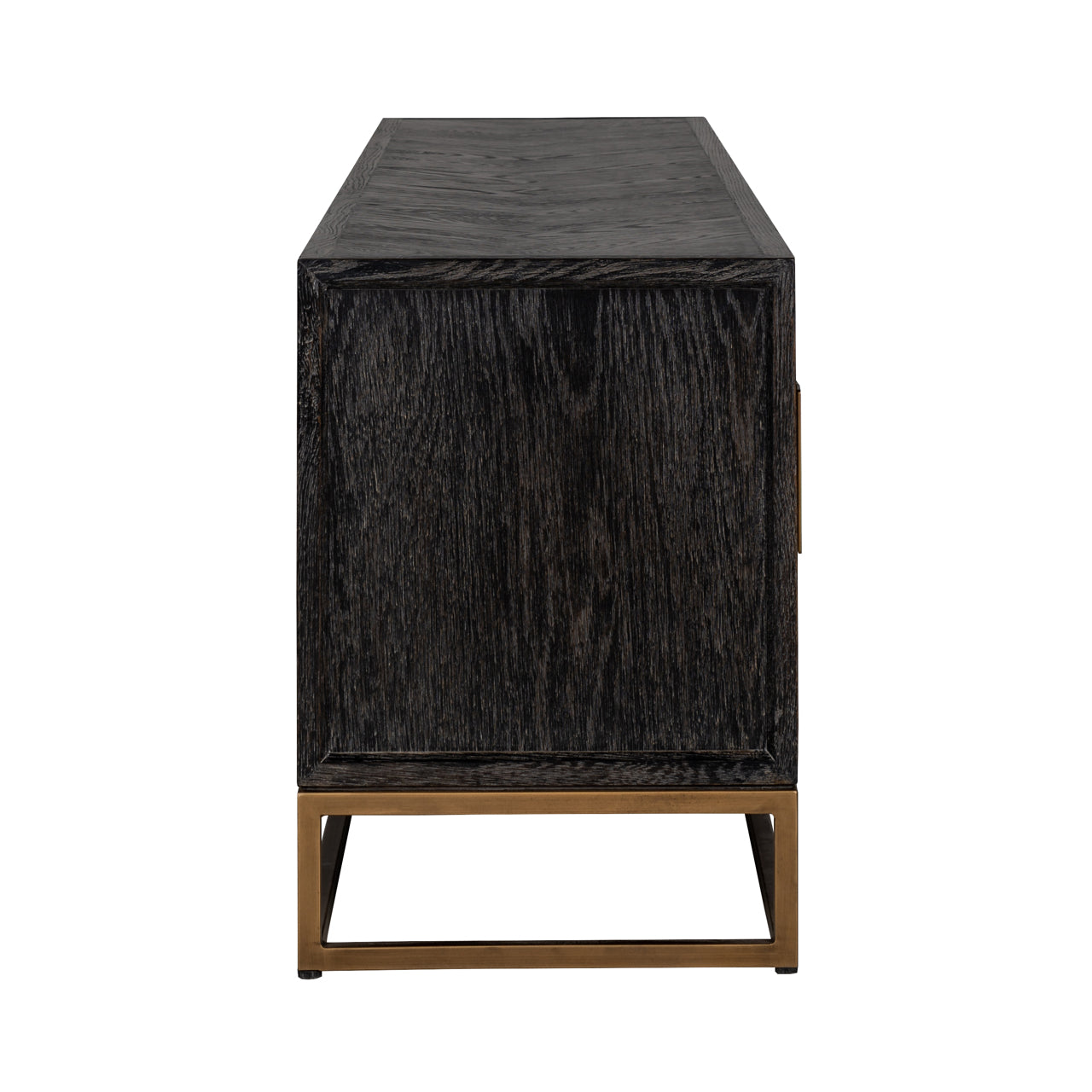 TV cabinet Blackbone Brass black rustic 200