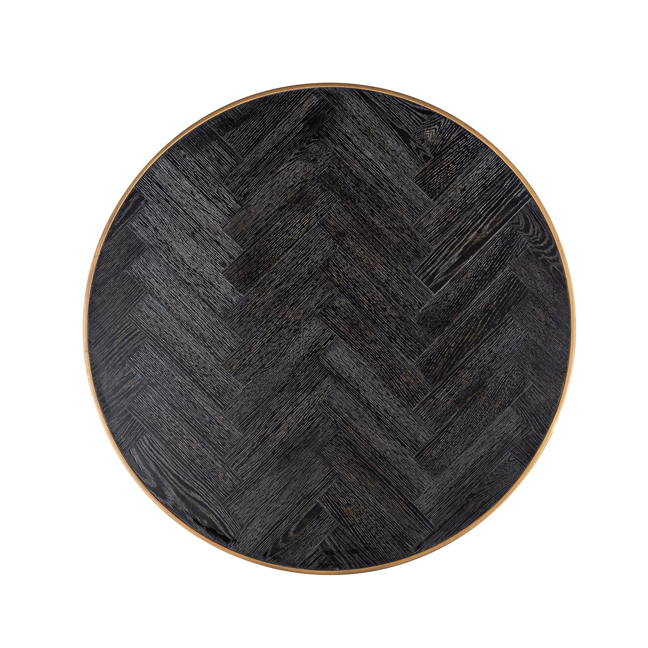 Salontafel Blackbone messing set van 2 (Zwart rustiek)