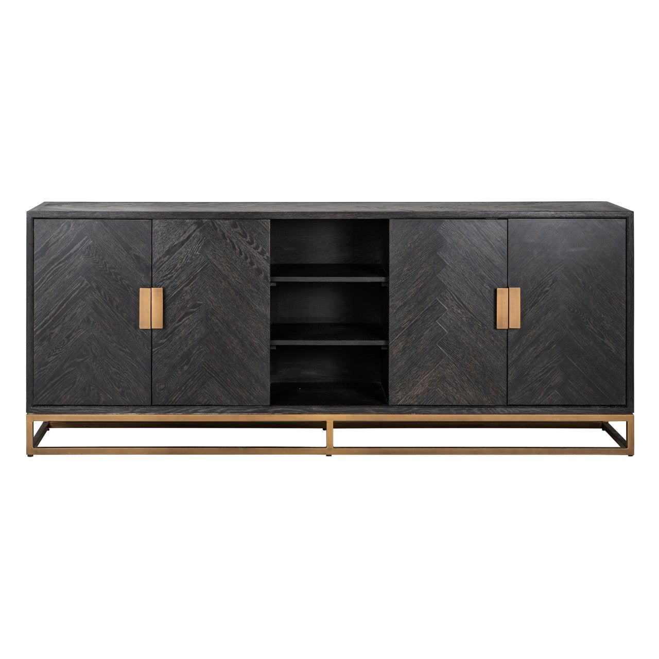 Sideboard Blackbone Brass black rustic