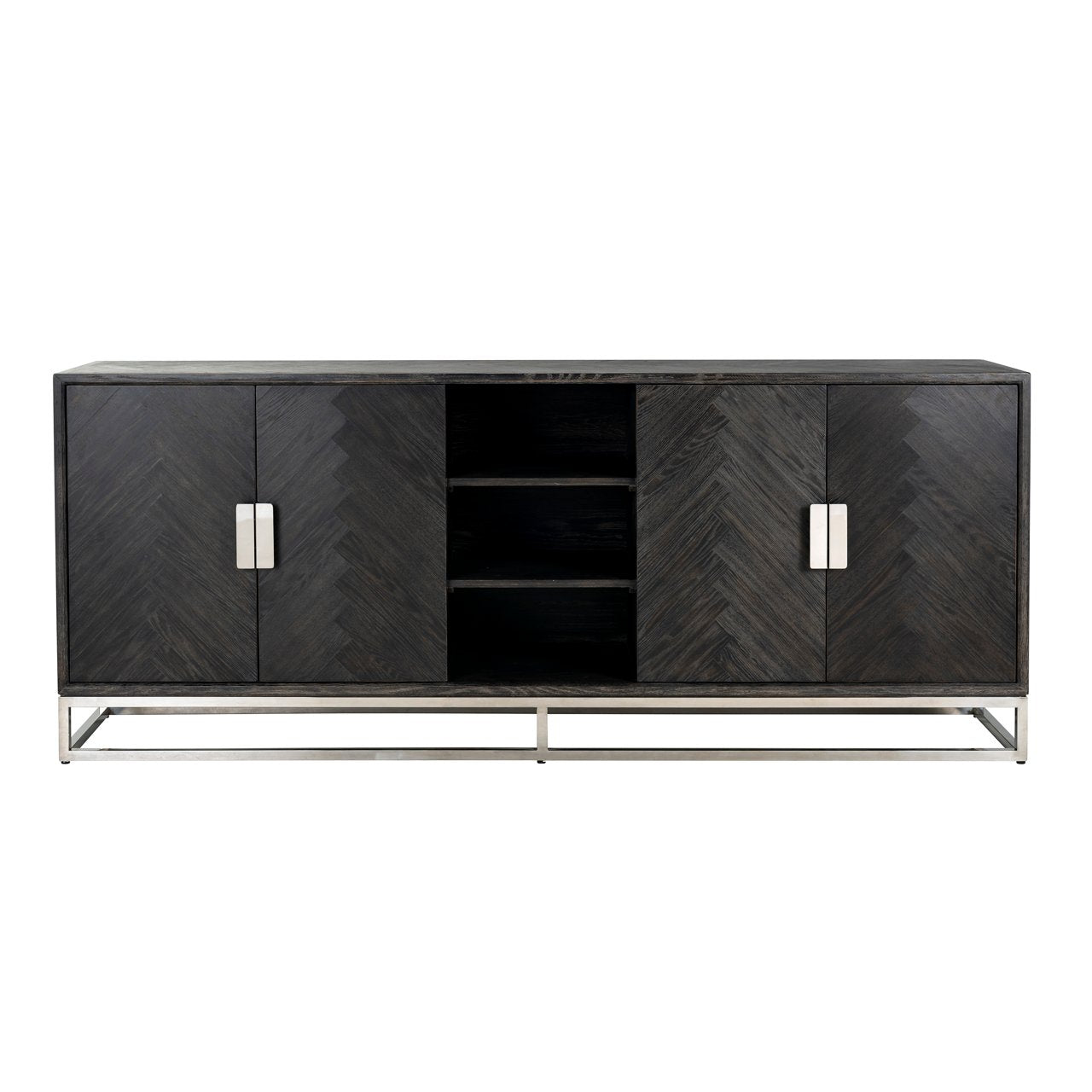 Sideboard Blackbone Silver black rustic