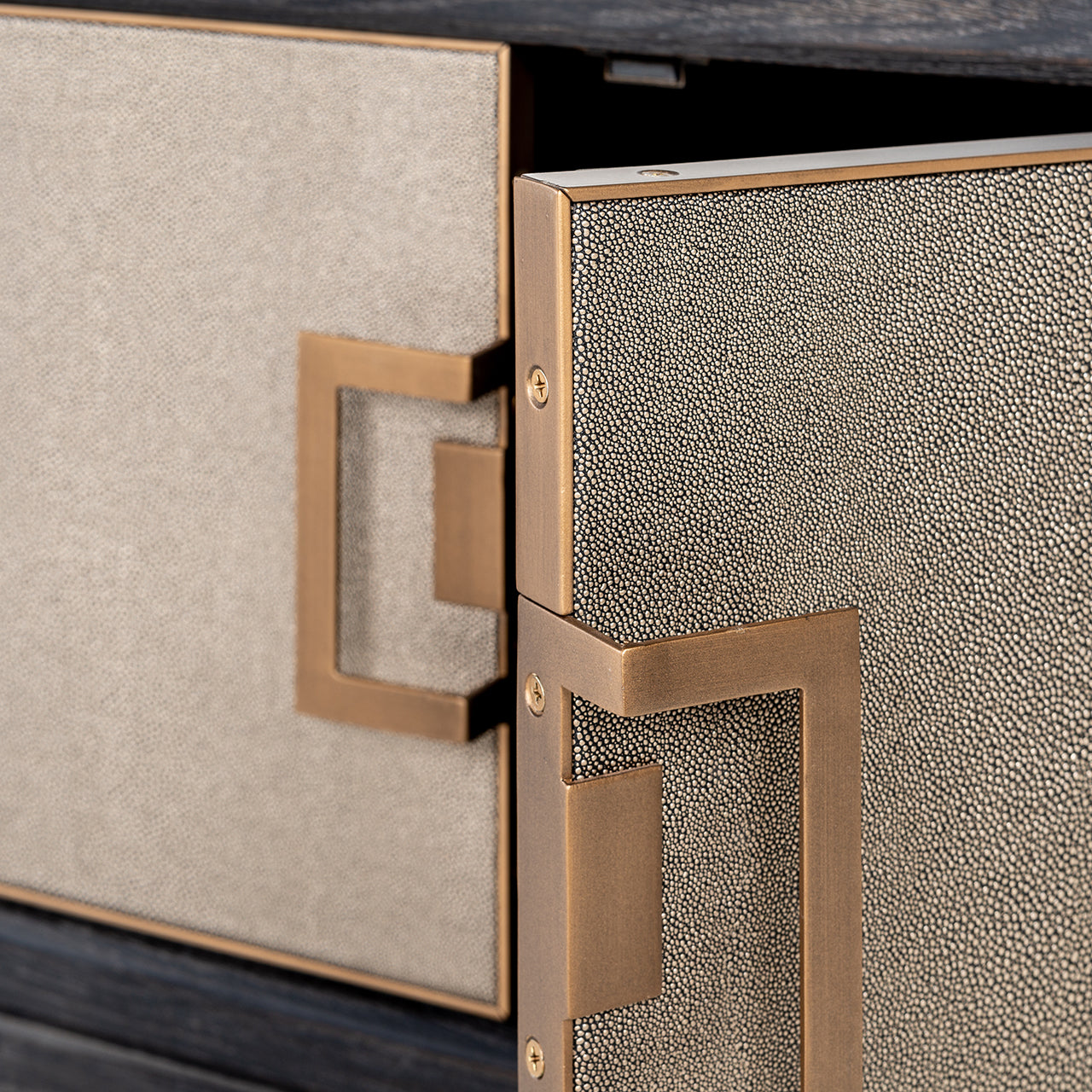 TV-Schrank Bloomville 4-türig (Gold)
