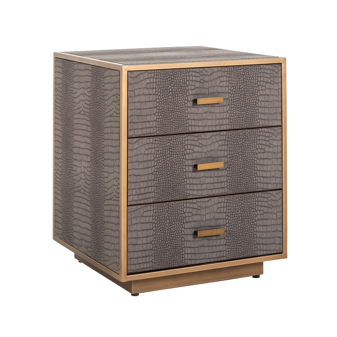 Nightstand Classio brushed gold