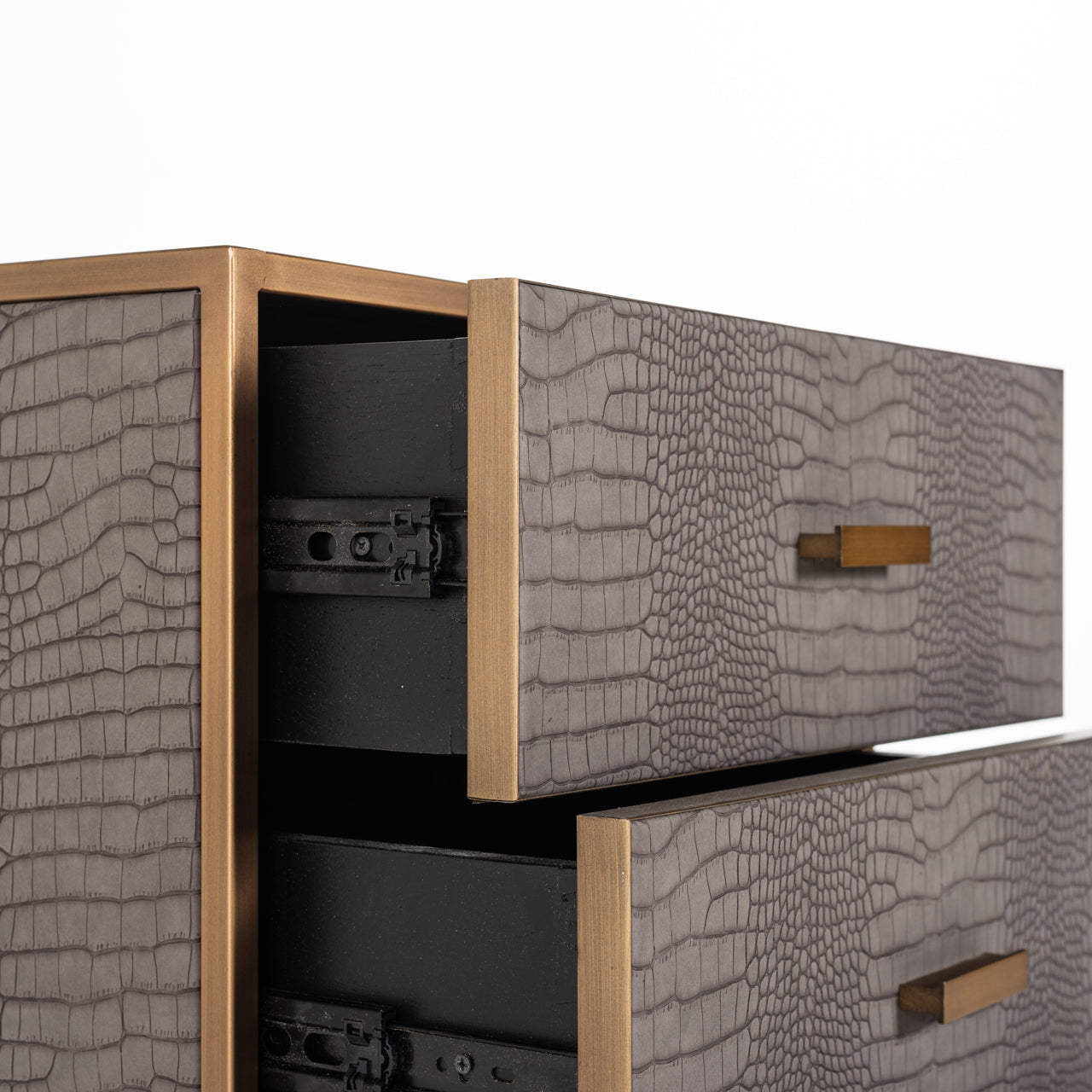 Nightstand Classio brushed gold