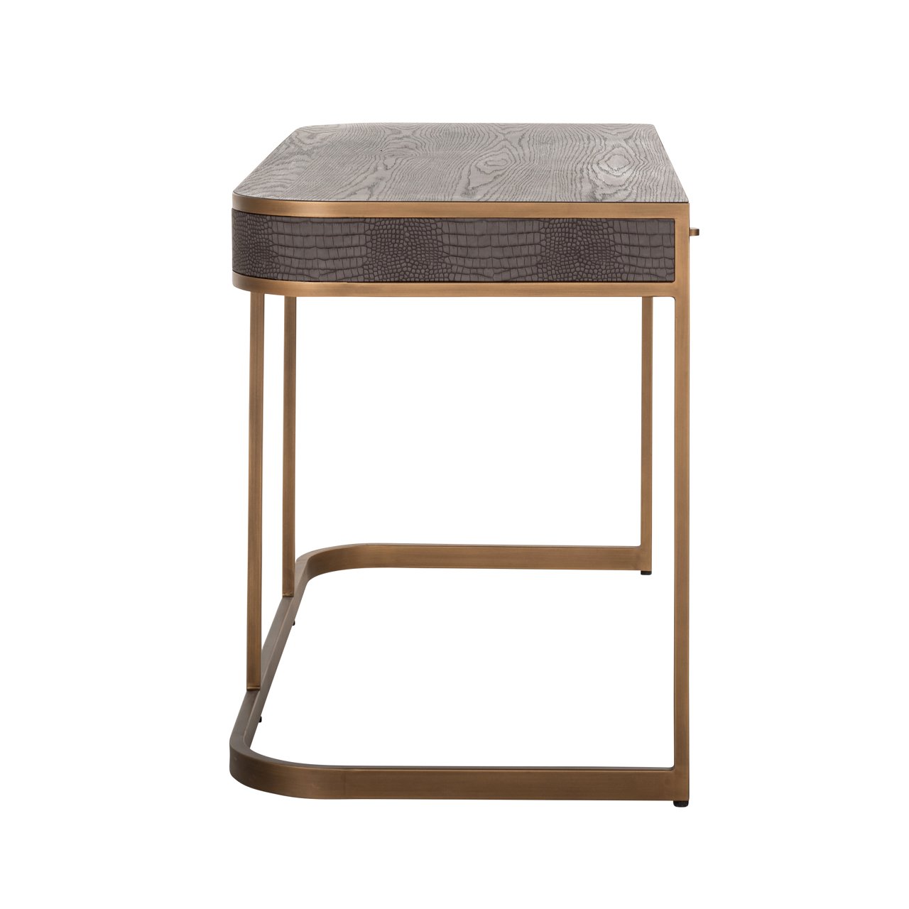 Desk Classio brushed gold