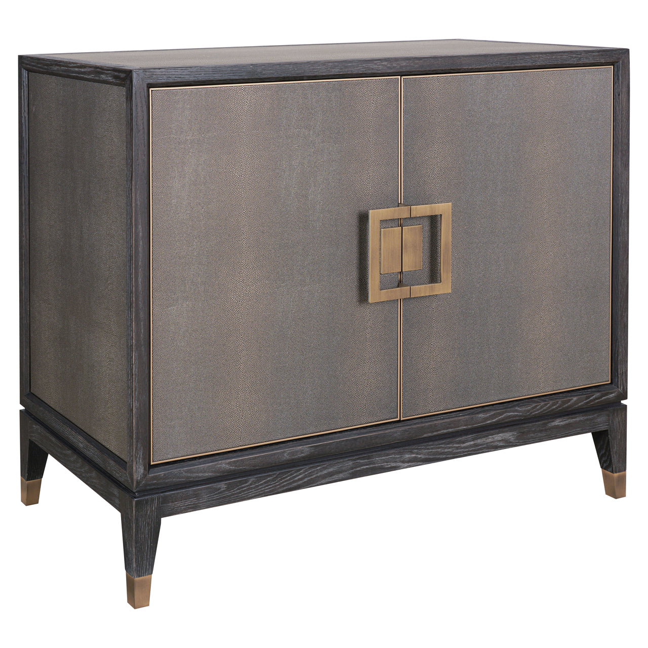 Sideboard Bloomville brass shagreen