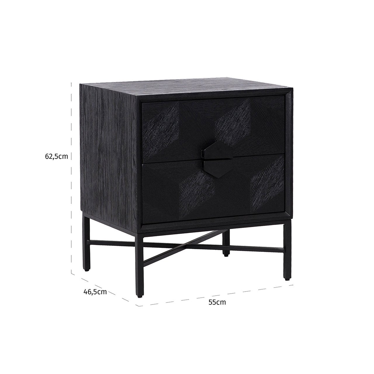 Nightstand Blax black