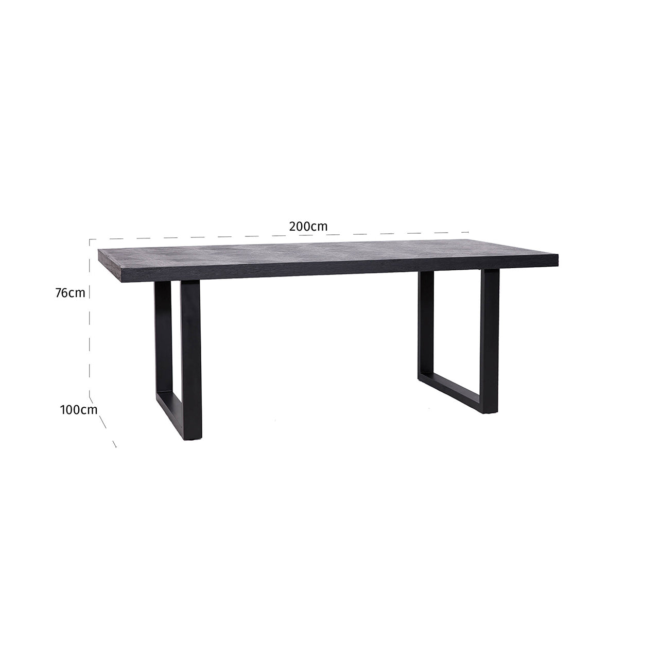 Dining table Blax black 200