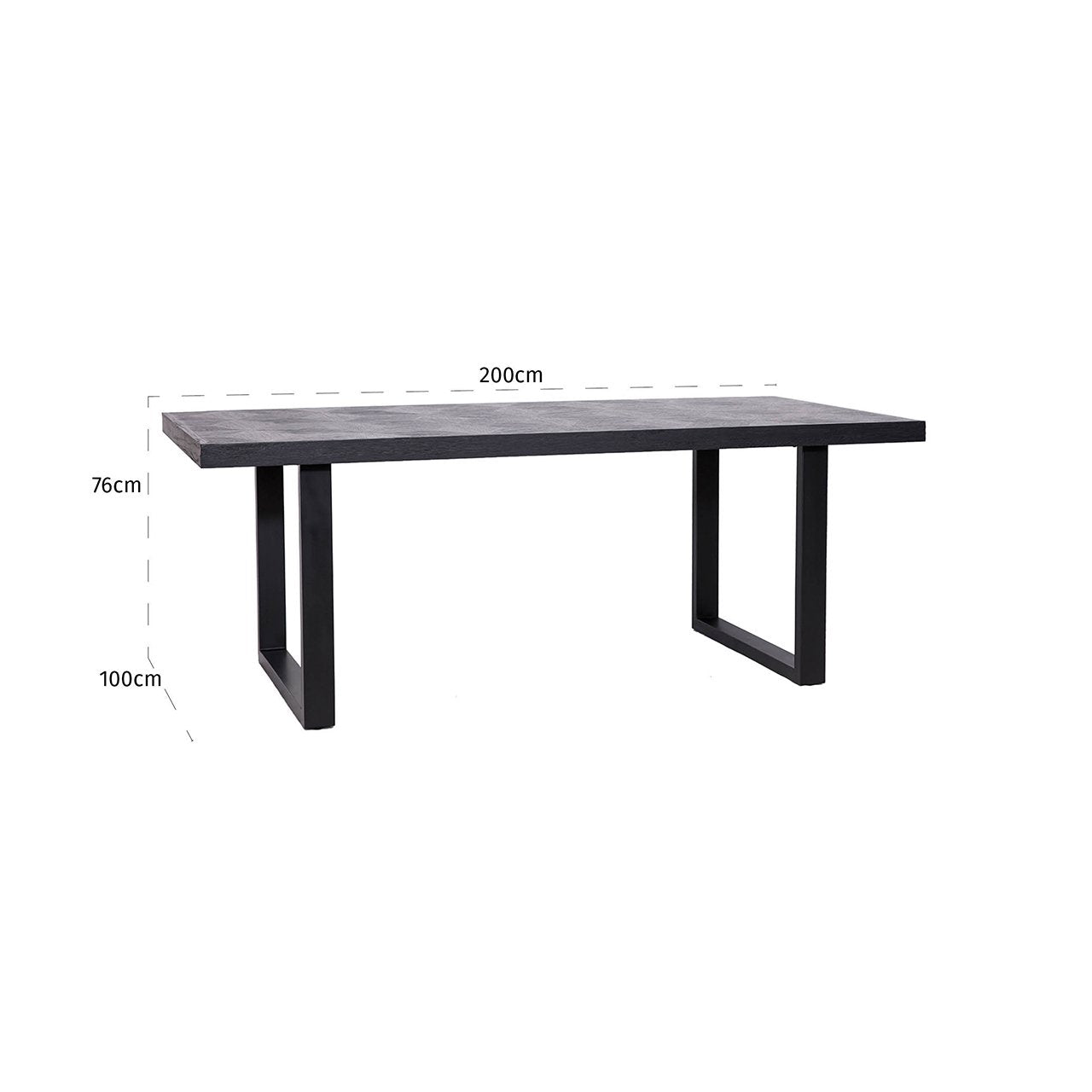 Dining table Blax black 200