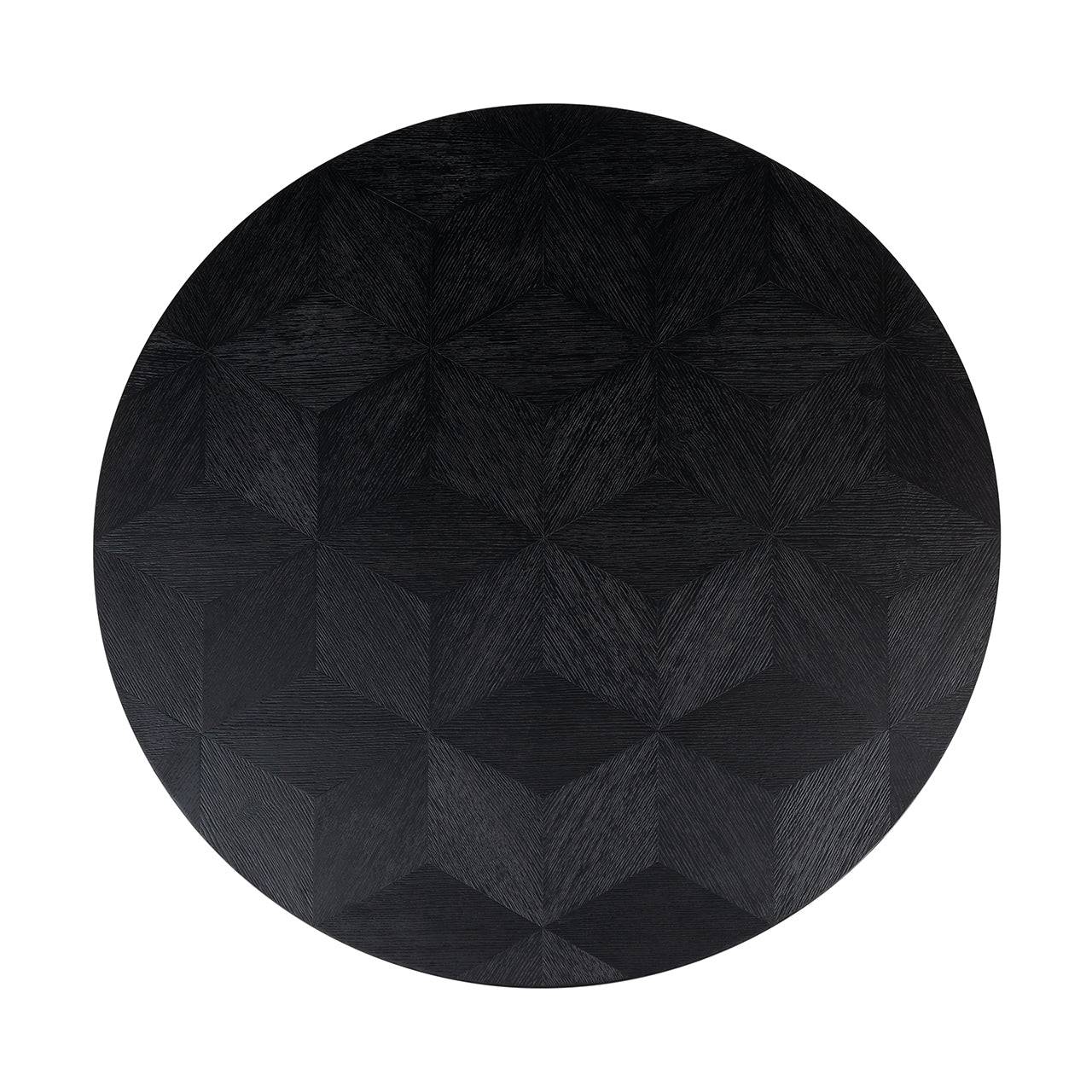 Coffee table Blax 110Ø (Black)