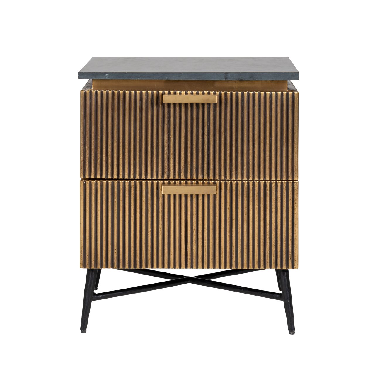 Nightstand Ironville gold