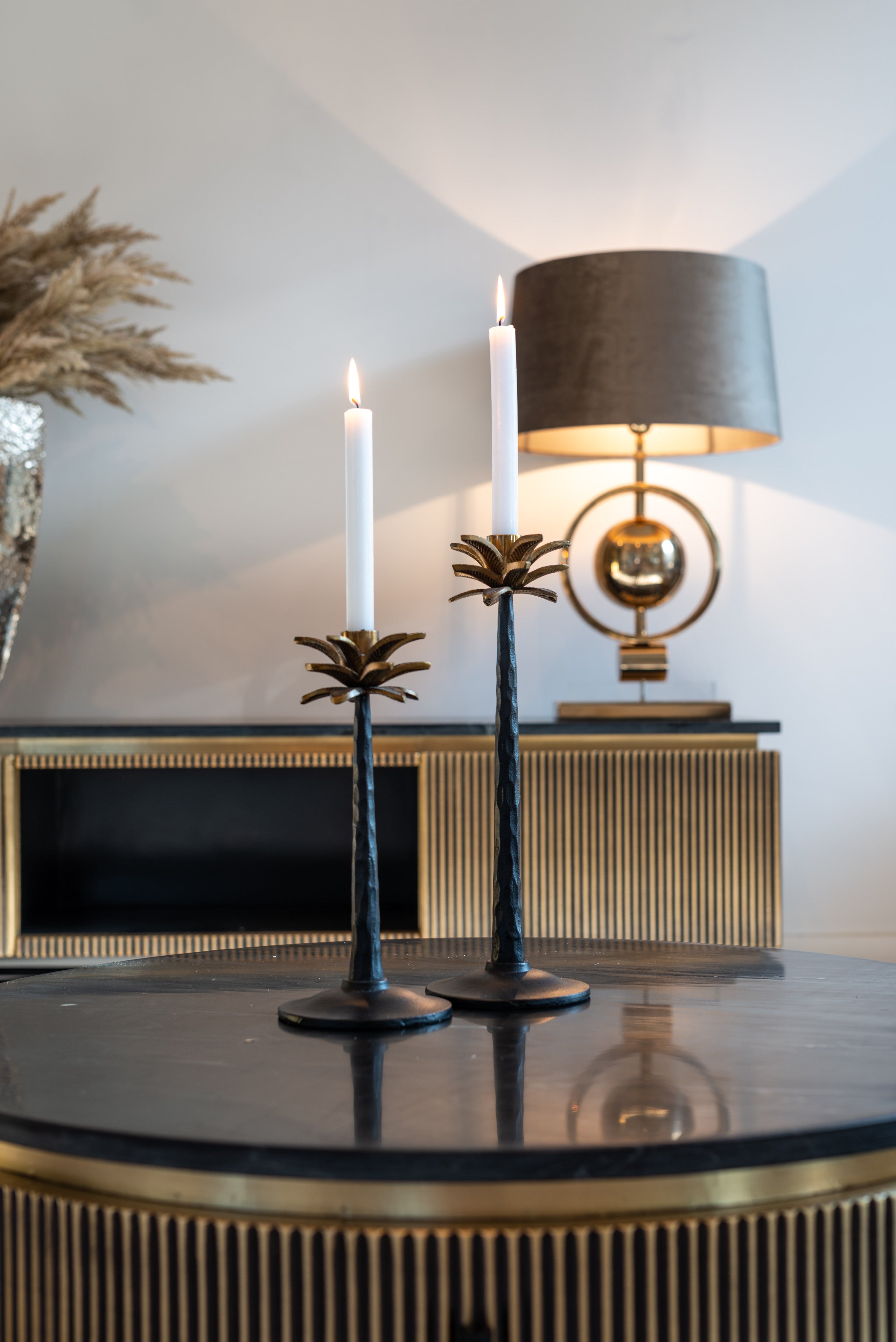 Couchtisch Ironville 90Ø (Gold)