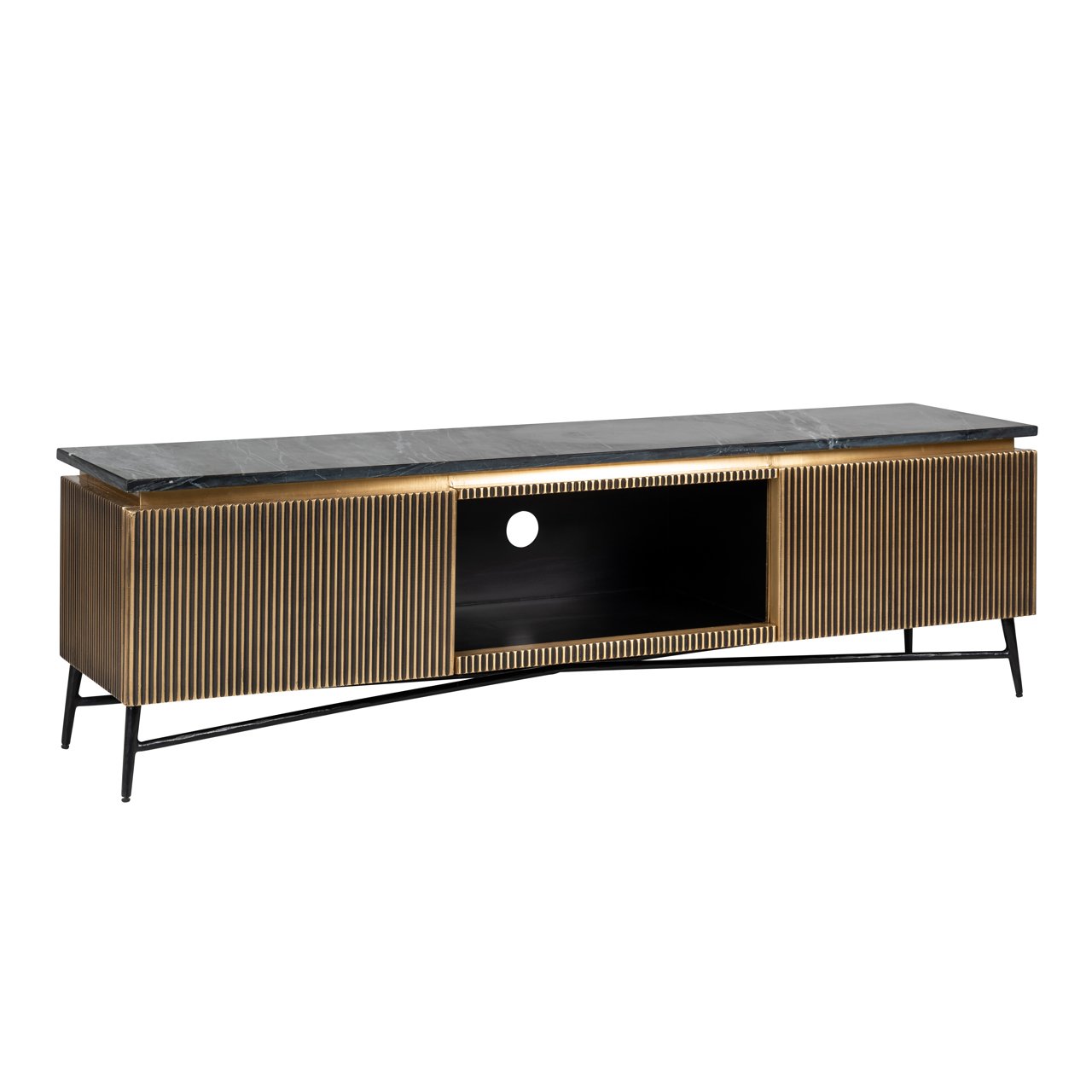 TV cabinet Ironville gold