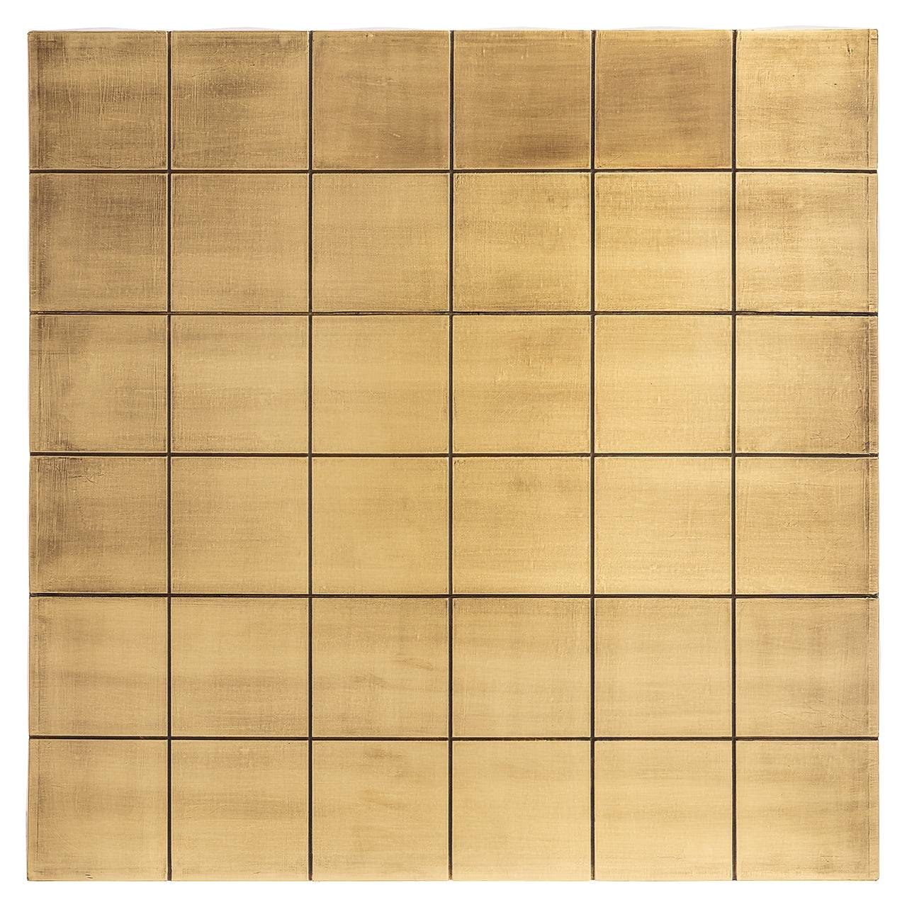 Coffee table Collada incl. glass (Brushed Gold)