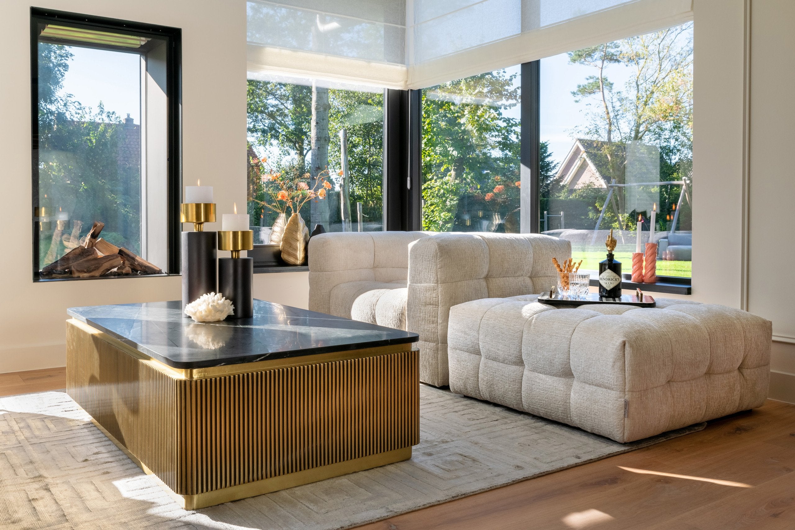 Coffee table Ironville gold