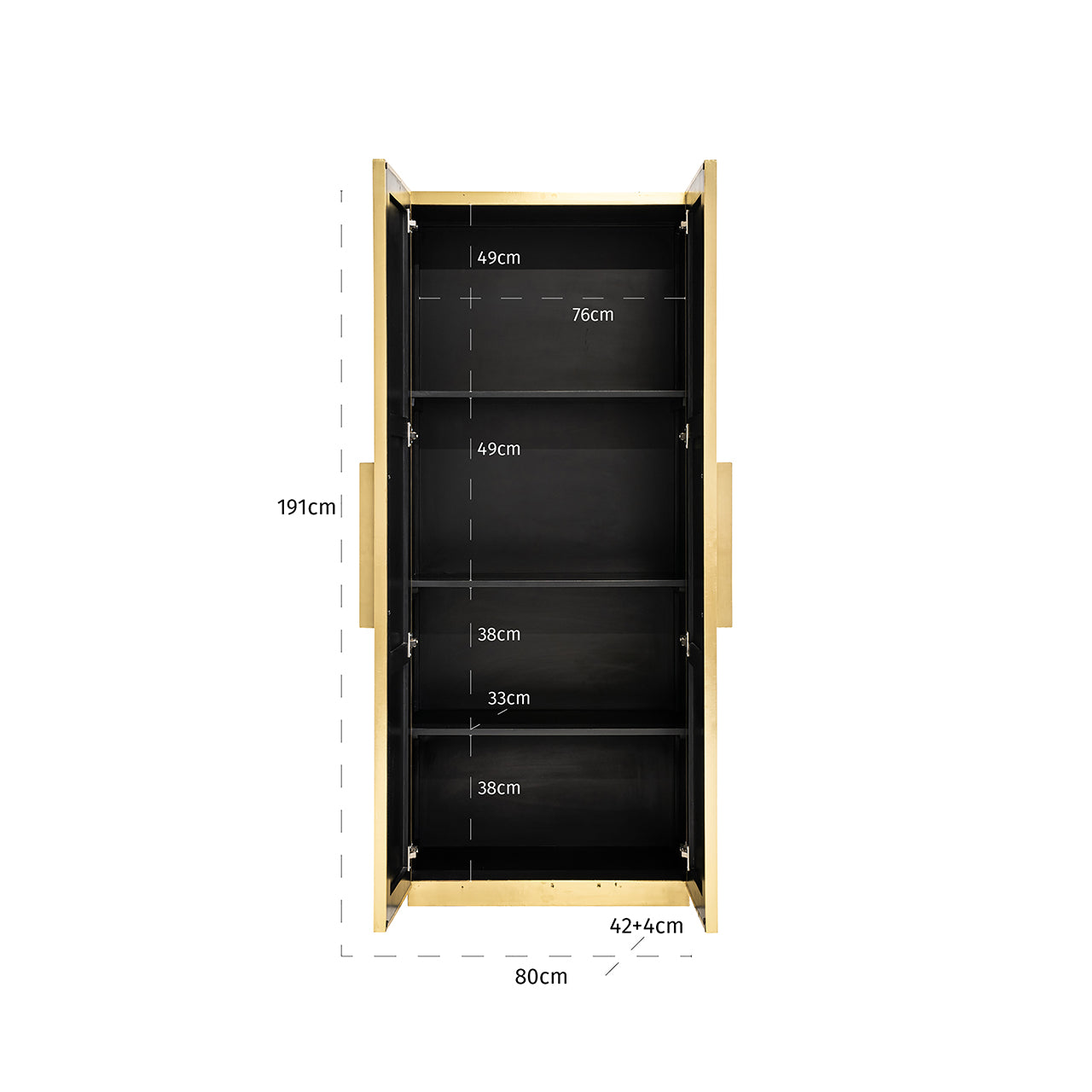 Kabinet Ironville (Goud)