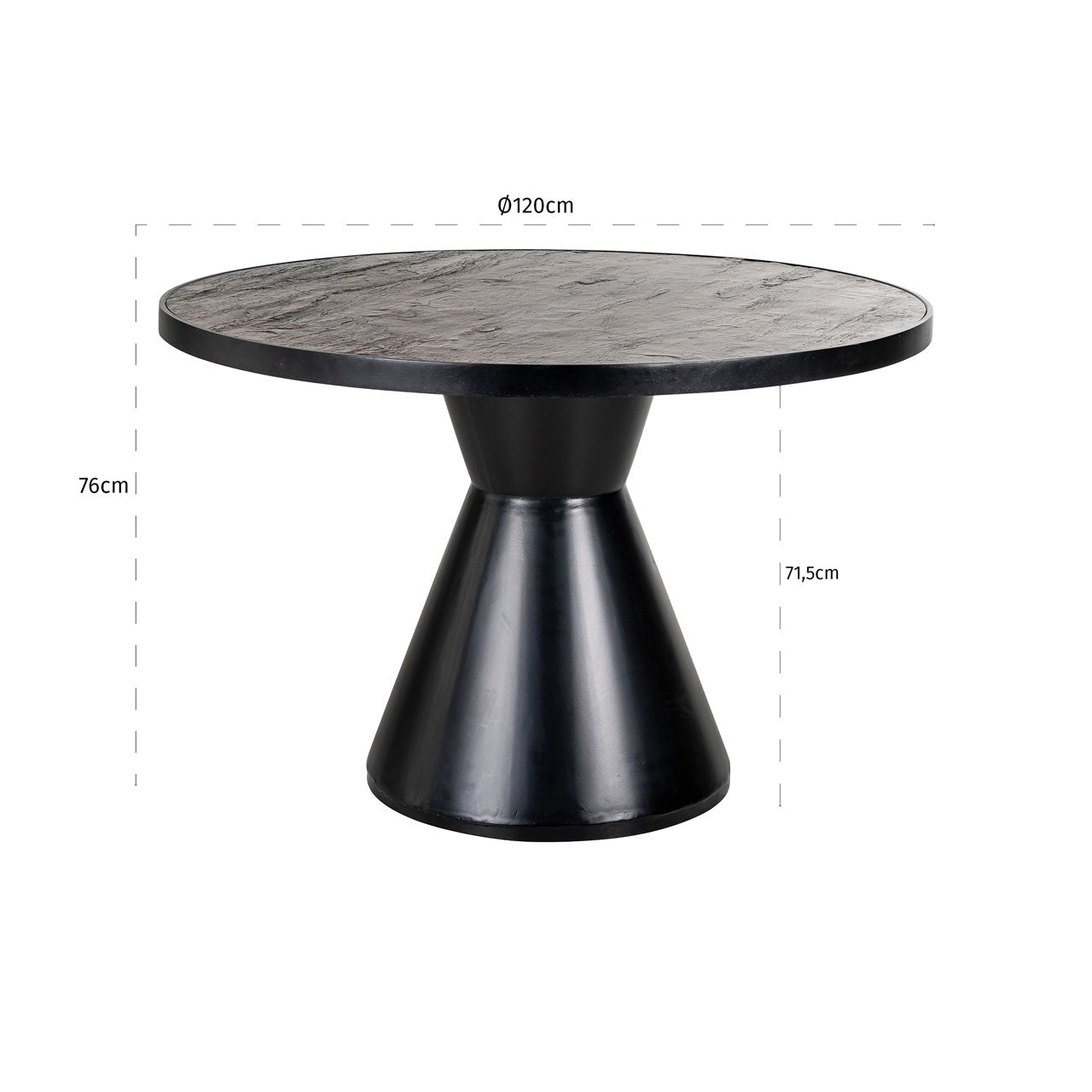 Dining table Russell 120Ø