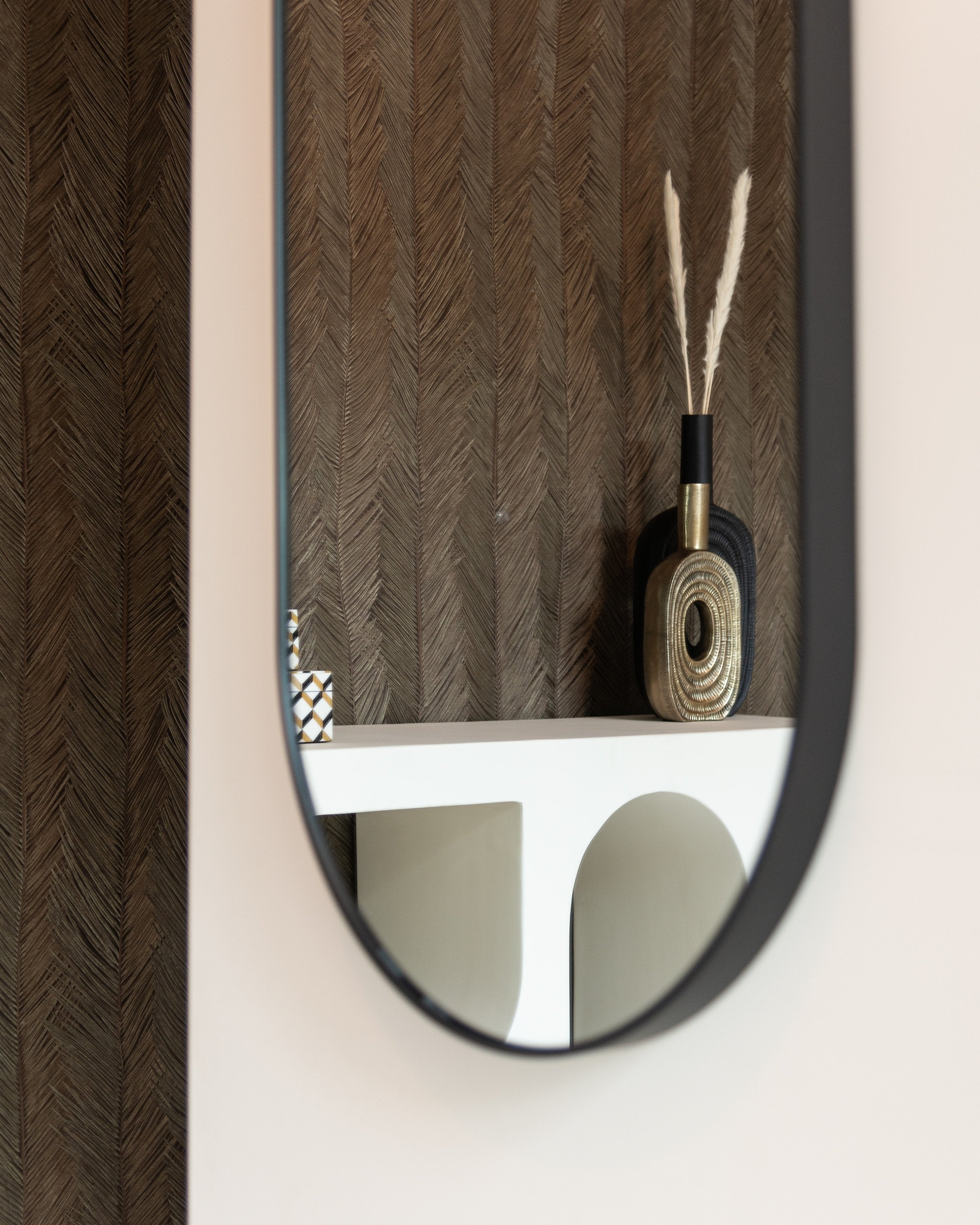 Vase Emar brushed gold small