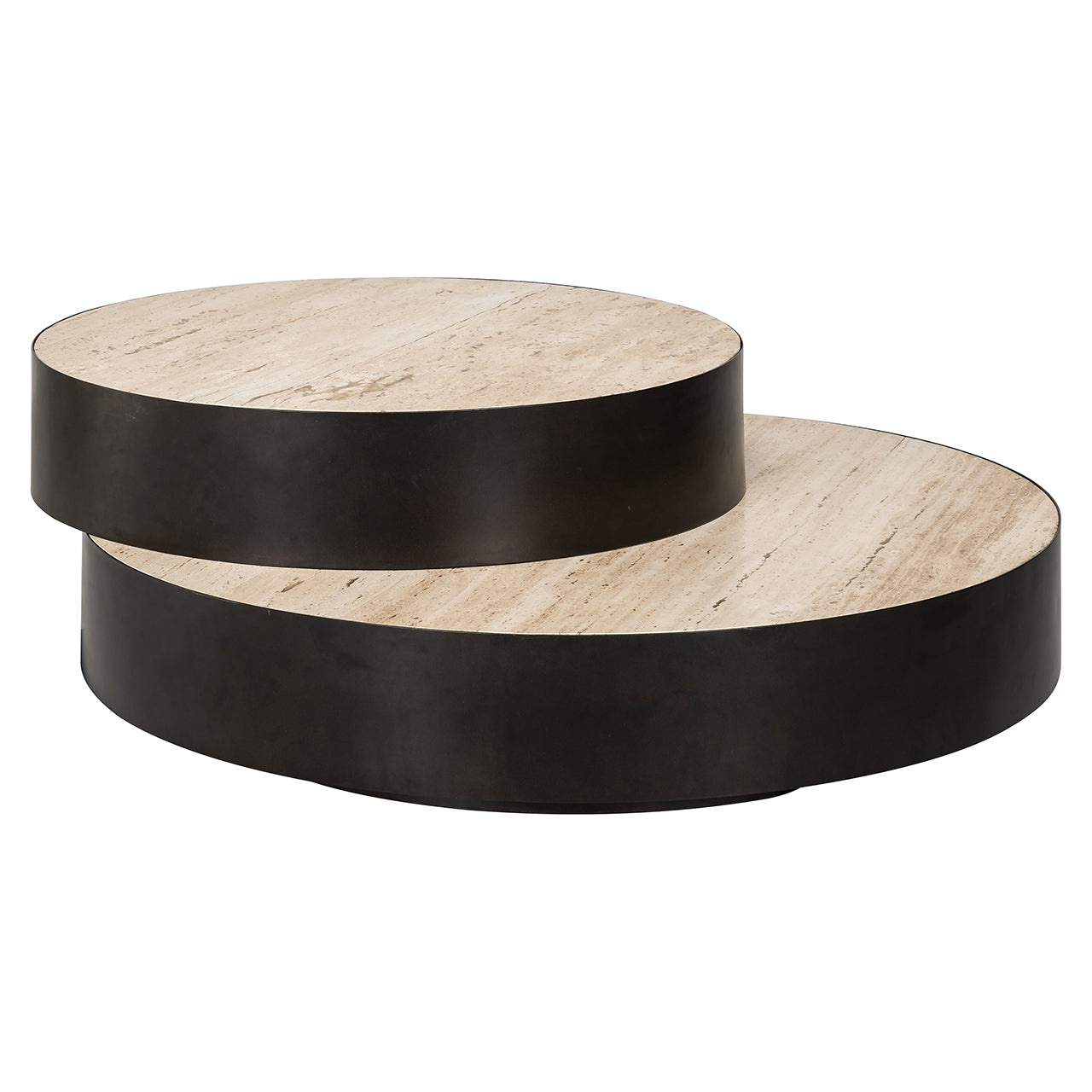 Salontafel Avalon rond gelaagd